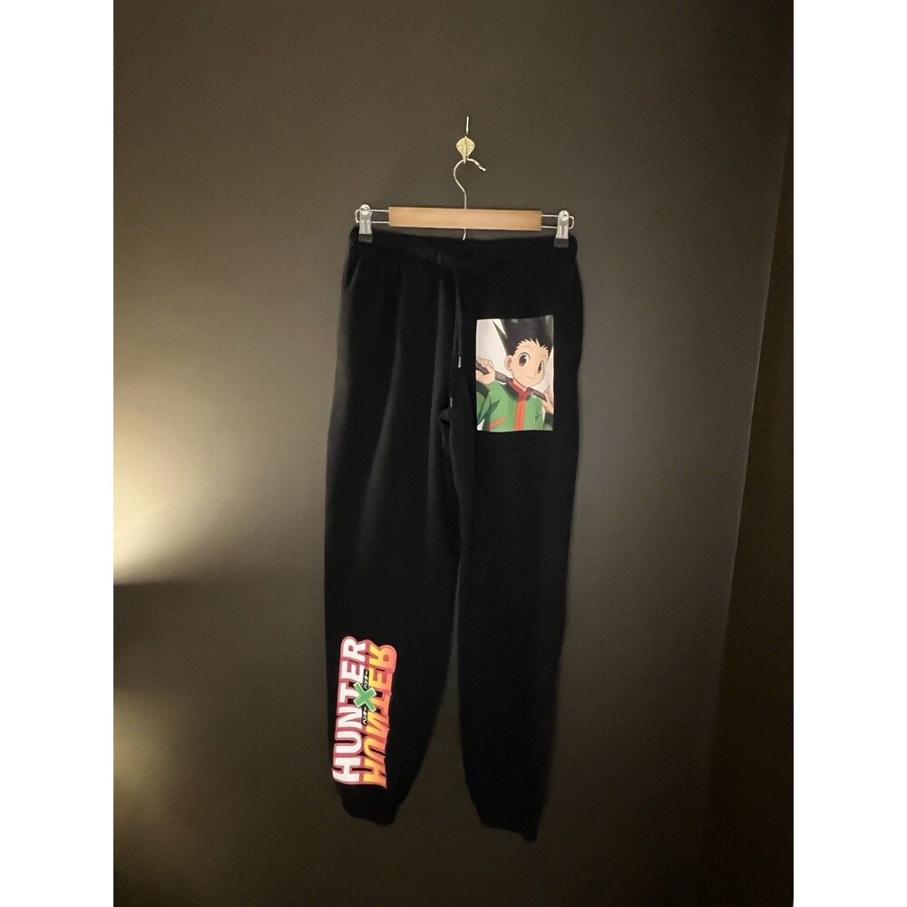 Hunter x Hunter Gon Freecss Joggers Mens Small Black Anime Sweatpants 2021